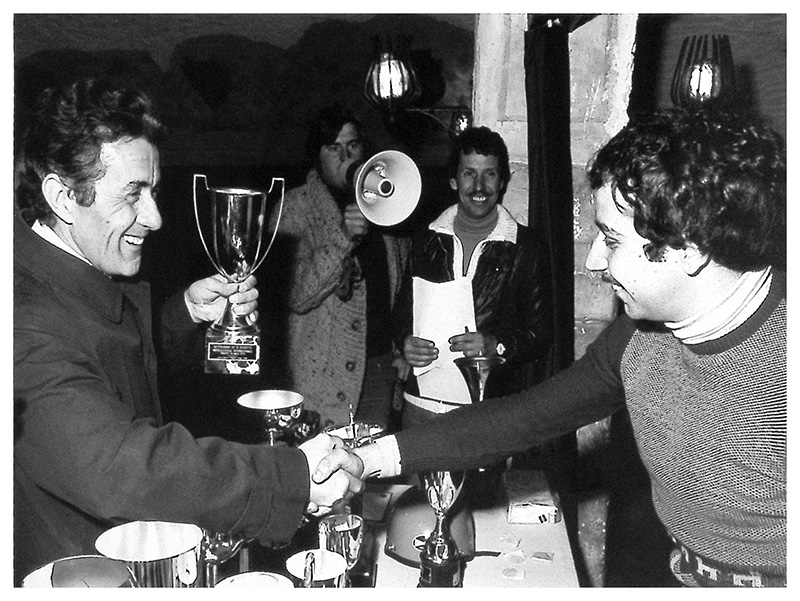 Premiazione alla Bottega del vino di San Giusto a Trieste della manifestazione di Gimkana, organizzata dal MCT G. Parlotti